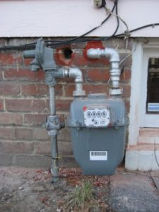 Gas meter outside home from Franklin Pest Solutions