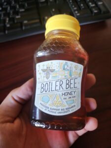 boiler bee honey bottle