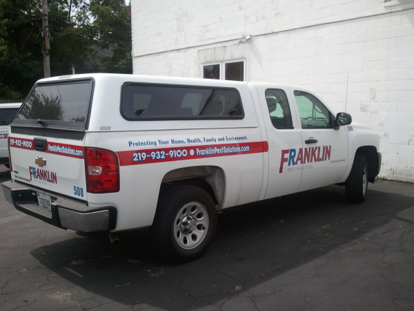 franklin pest solutions truck