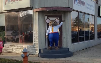 Franklin Pest Solutions at the Michigan City Snowflake Parade