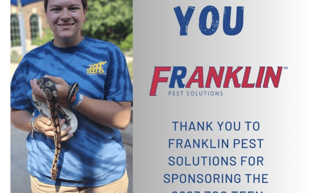 Franklin Sponsors Zoo Teen Program