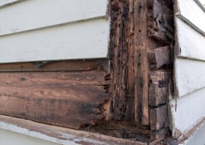 Termite Damage Under Siding