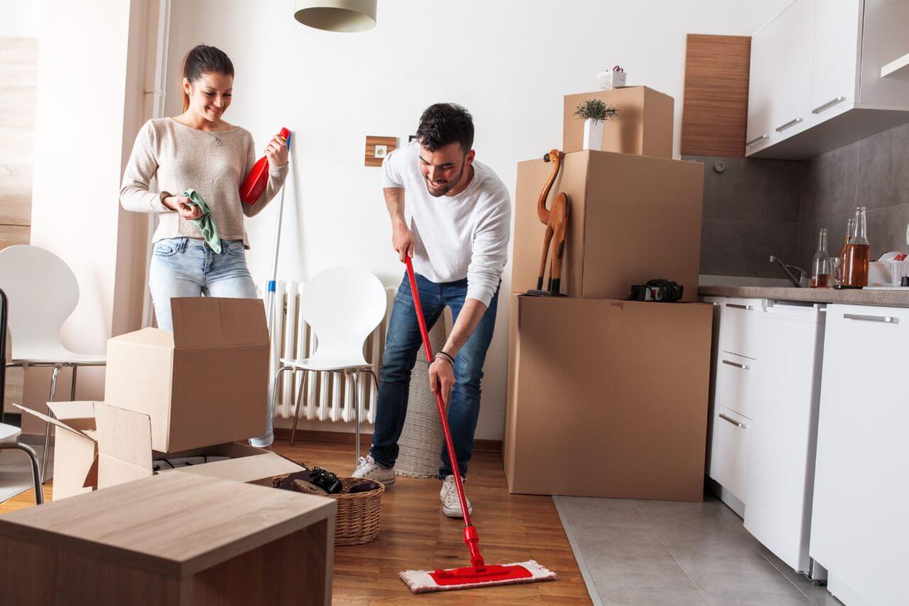 A Man and a woman are Performing Spring Pest Control at House in Northfield, IL